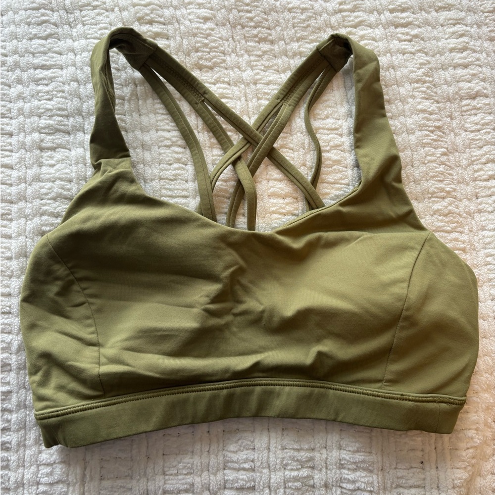 Lululemon green sports bra